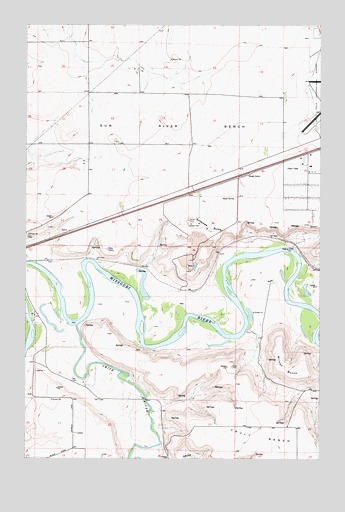 Antelope Butte, MT USGS Topographic Map