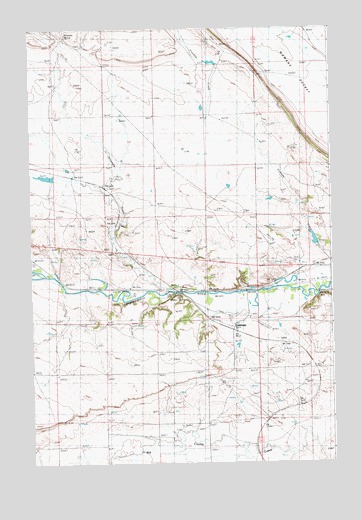 Cushman, MT USGS Topographic Map