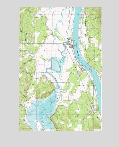 Cusick, WA USGS Topographic Map