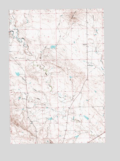 Antelope Butte, SD USGS Topographic Map
