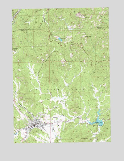 Custer, SD USGS Topographic Map