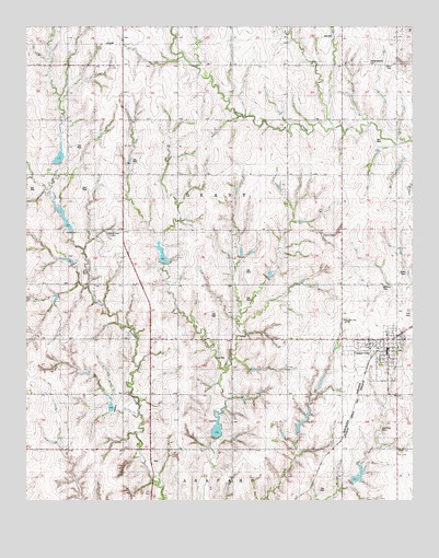 Custer City, OK USGS Topographic Map