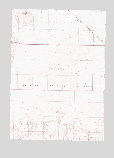 Antelope Butte, ID USGS Topographic Map