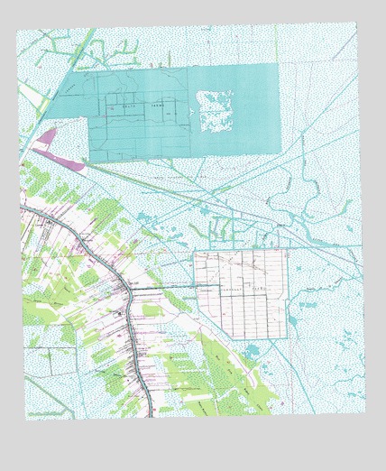 Cut Off, LA USGS Topographic Map