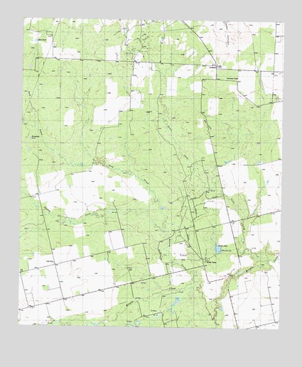 Cuthbert, TX USGS Topographic Map