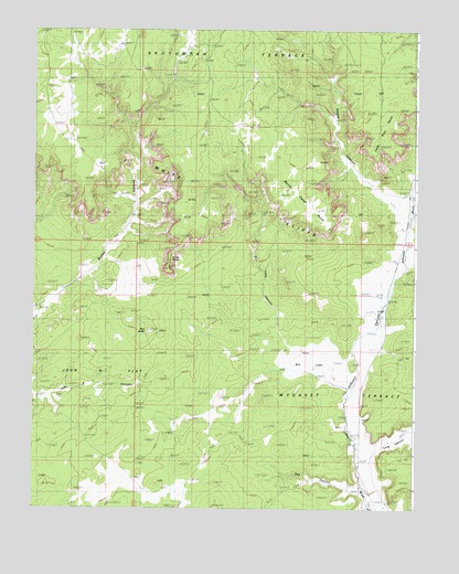Cutler Point, UT USGS Topographic Map