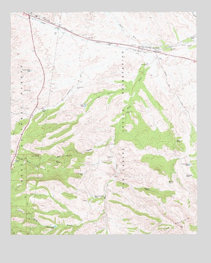 Cutter, AZ USGS Topographic Map