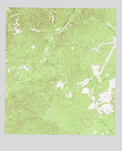 Cutting Pen Draw, TX USGS Topographic Map