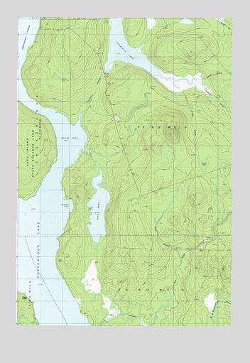 Cuxabexis Lake, ME USGS Topographic Map