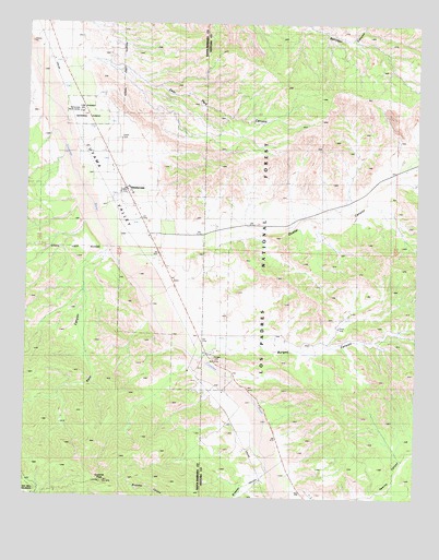 Cuyama Peak, CA USGS Topographic Map