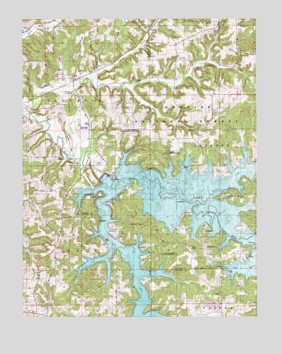 Cuzco, IN USGS Topographic Map
