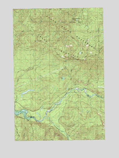 Cyclone Creek, WA USGS Topographic Map