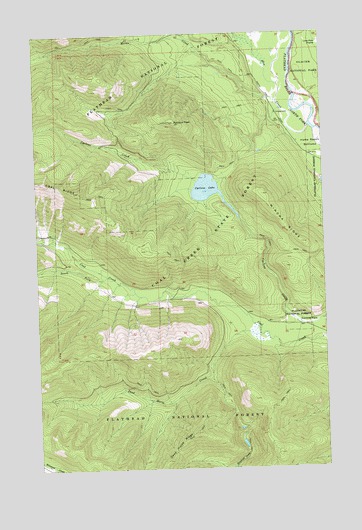 Cyclone Lake, MT USGS Topographic Map
