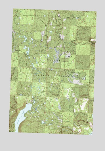 Cygnet Lake, MT USGS Topographic Map