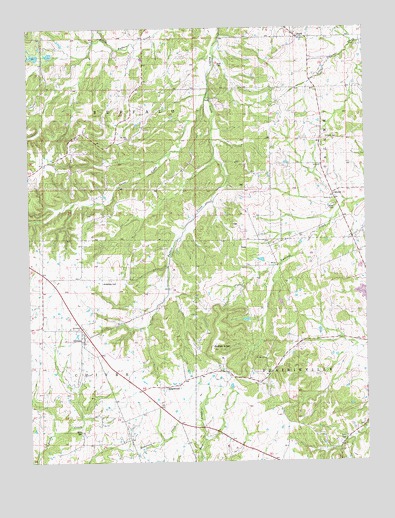 Cyrene, MO USGS Topographic Map