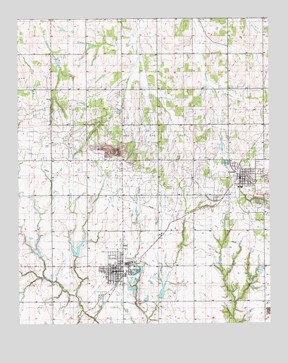 Cyril, OK USGS Topographic Map