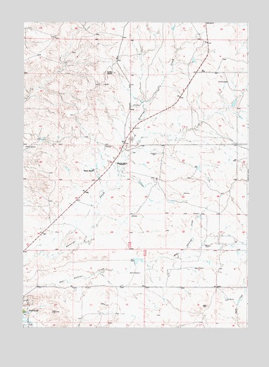 Antelope Creek, WY USGS Topographic Map