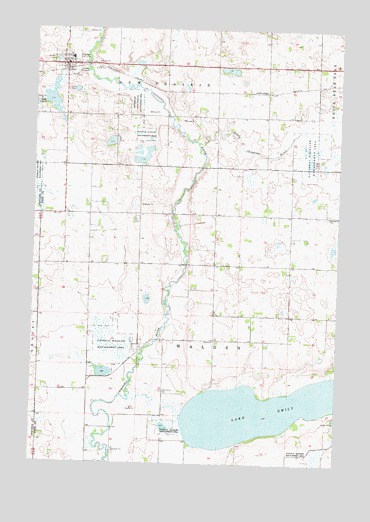 Cyrus, MN USGS Topographic Map