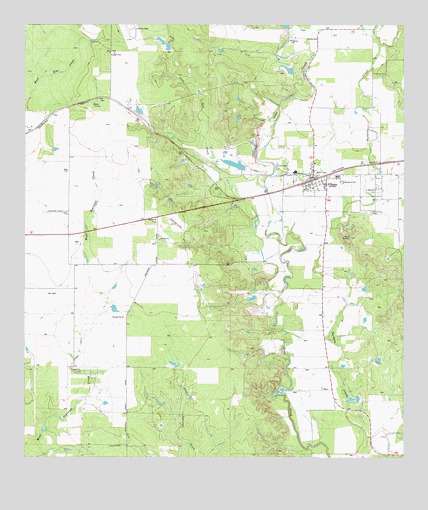 D'Hanis, TX USGS Topographic Map