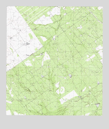 Dabney Tank, TX USGS Topographic Map