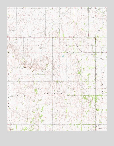 Dacoma SW, OK USGS Topographic Map