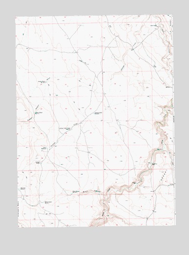 Antelope Creek, ID USGS Topographic Map