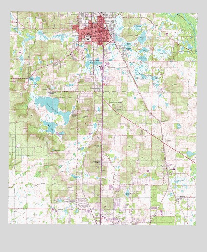 Dade City, FL USGS Topographic Map