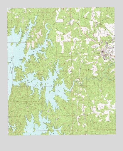 Dadeville, AL USGS Topographic Map