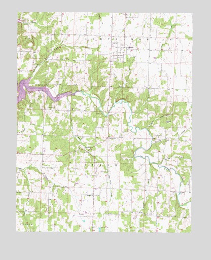 Dadeville, MO USGS Topographic Map