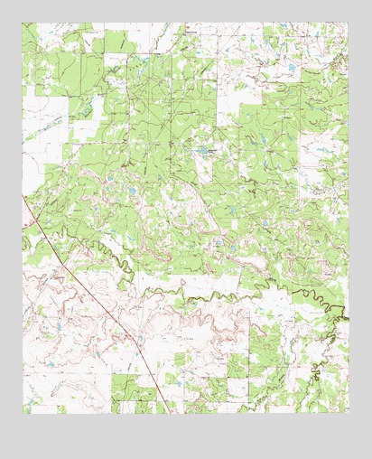 Dads Corner, TX USGS Topographic Map