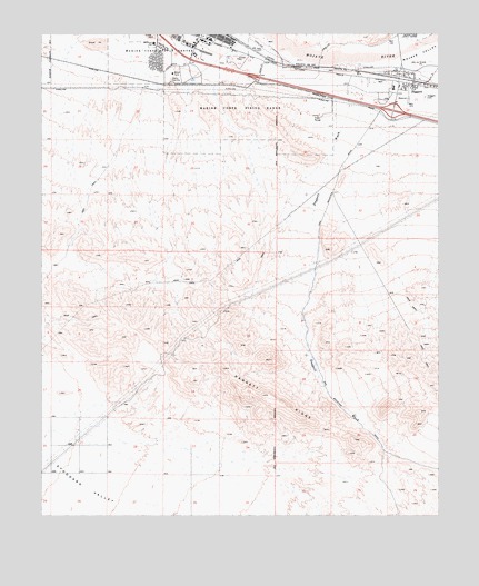 Daggett, CA USGS Topographic Map