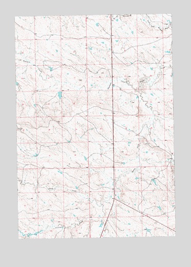 Antelope Creek East, SD USGS Topographic Map
