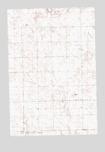 Daglum, ND USGS Topographic Map