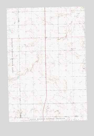 Daglum NW, ND USGS Topographic Map