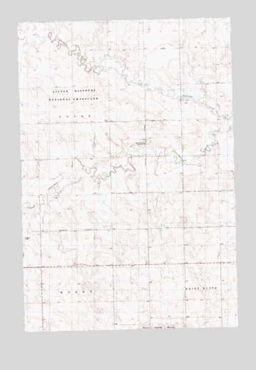 Daglum SE, ND USGS Topographic Map