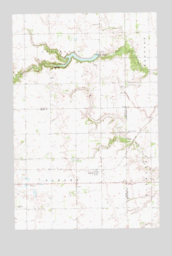 Dahlen, ND USGS Topographic Map