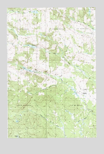 Daigle, ME USGS Topographic Map