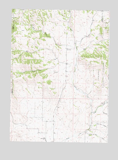 Dairy Creek, ID USGS Topographic Map