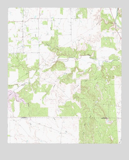 Antelope Creek NE, TX USGS Topographic Map