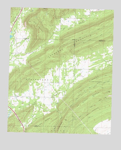 Daisy, OK USGS Topographic Map