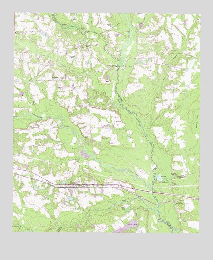 Daisy, GA USGS Topographic Map