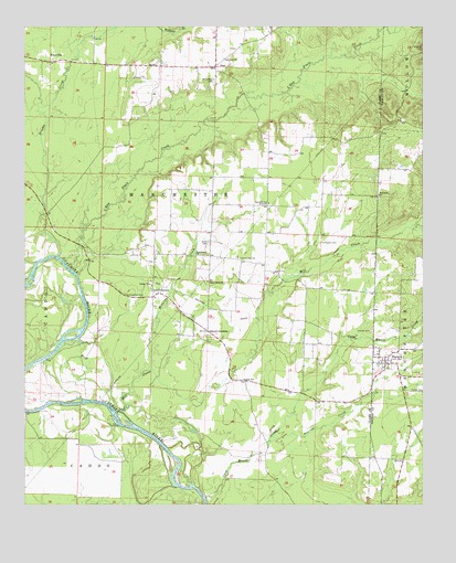 Dalark, AR USGS Topographic Map