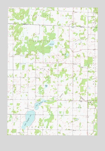 Dalbo, MN USGS Topographic Map