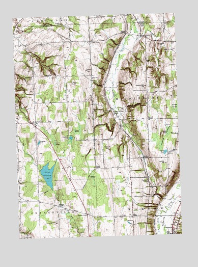 Dale, NY USGS Topographic Map