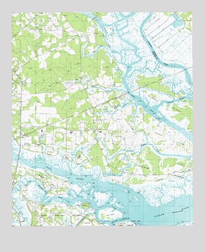 Dale, SC USGS Topographic Map