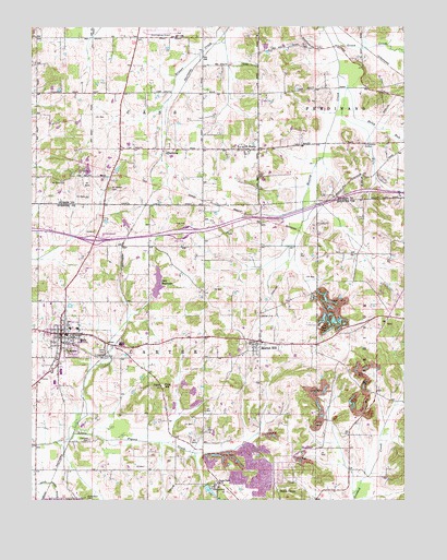 Dale, IN USGS Topographic Map