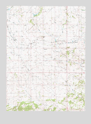 Dale Creek, WY USGS Topographic Map