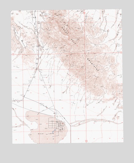 Dale Lake, CA USGS Topographic Map