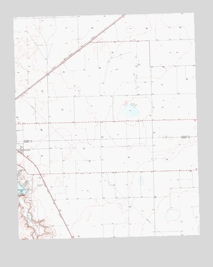 Dalhart East, TX USGS Topographic Map