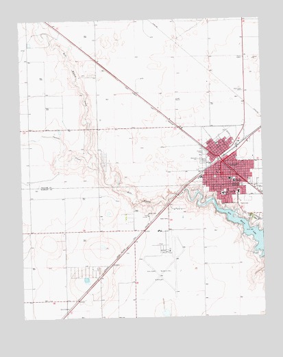 Dalhart West, TX USGS Topographic Map